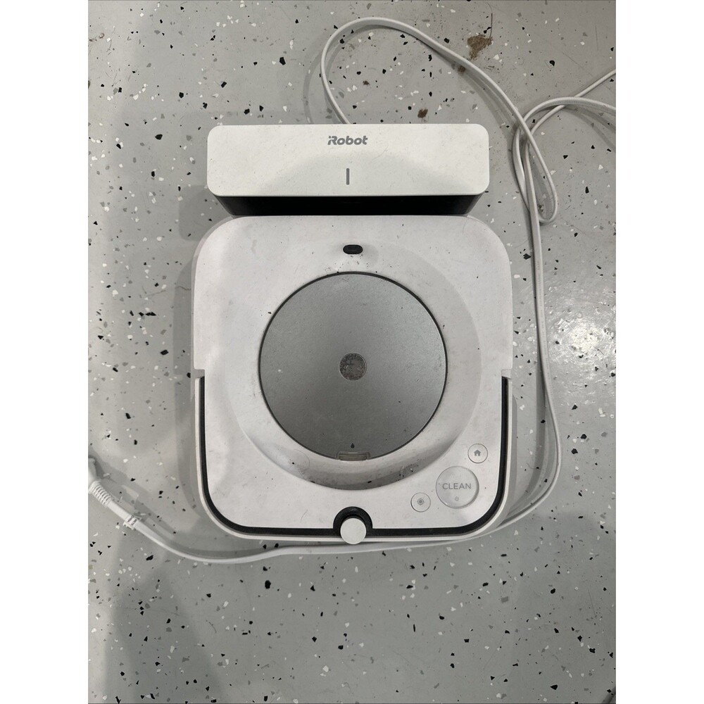 iRobot Braava Jet m6 M611020 Wi-Fi Robot Mop Tested w/ Dock Pads Read
